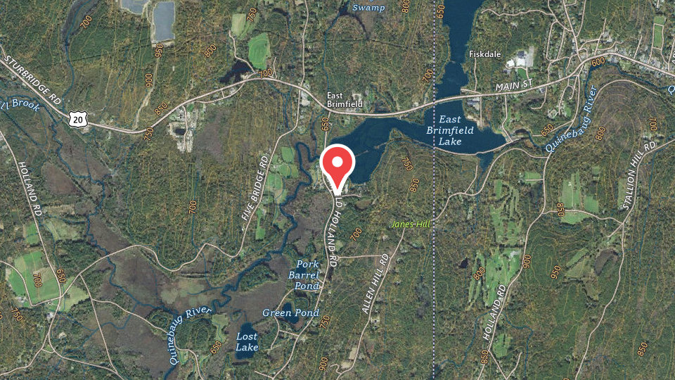 Map of Quinebaug Trails