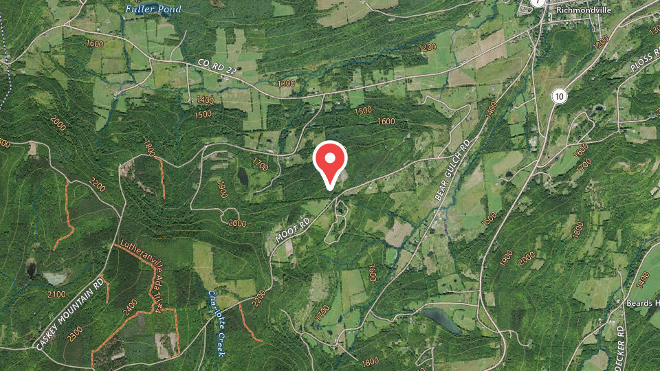 Map of Caskey Mountain Hunting Preserve