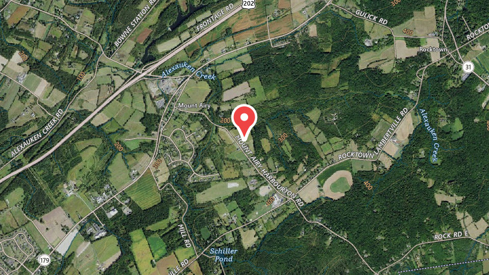 Map of Hunt's Family Preserve