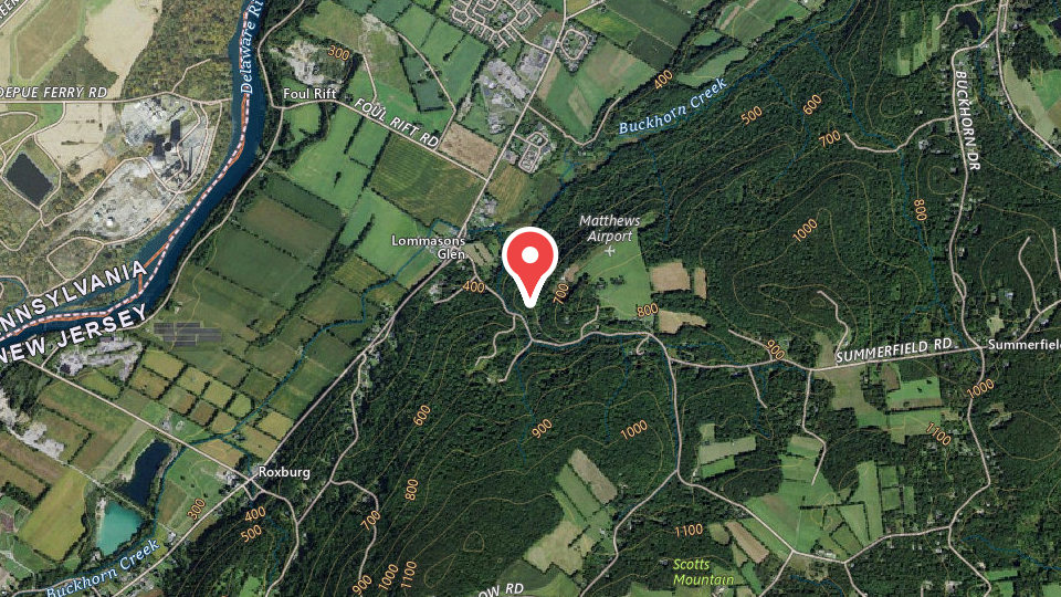 Map of Mountain Trail Whtetails Deer Hunting Preserve