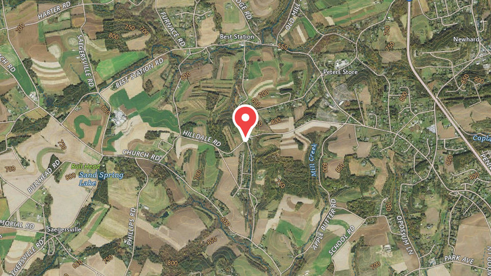 Map of Clover Hollow Hunting Preserve