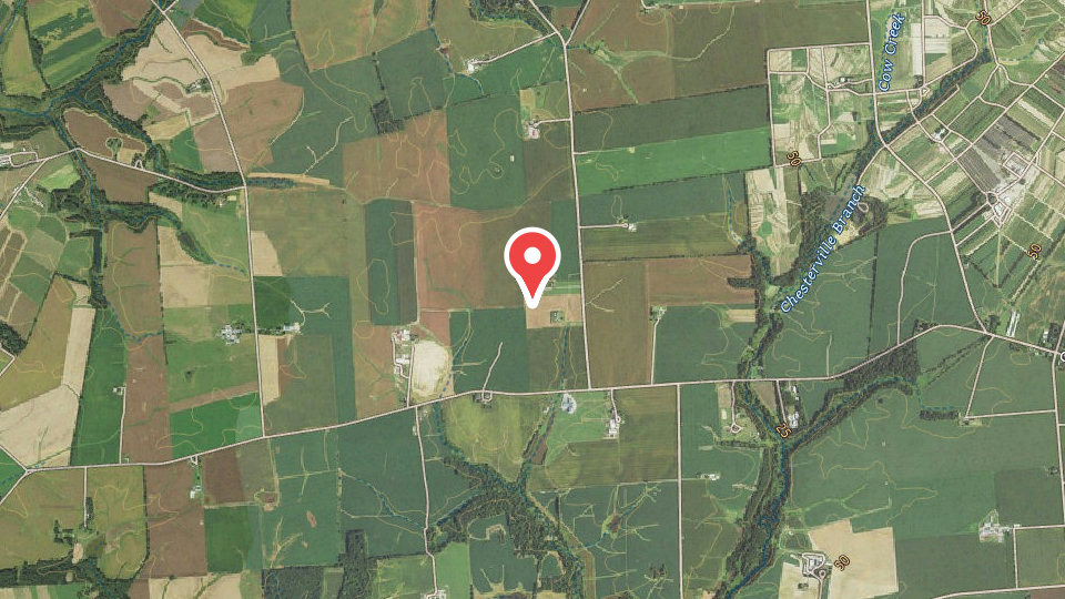 Map of Ruin Gun Club - Maryland Duck Hunting