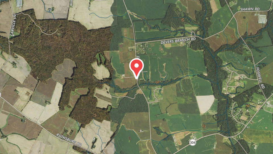 Map of Mason Branch Hunting Preserve