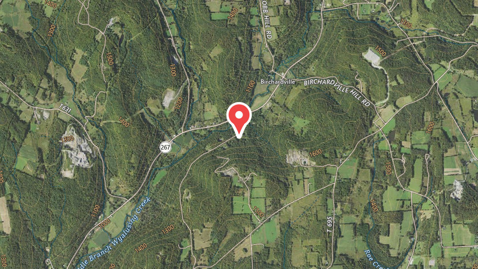 Map of Full Fan Lodge