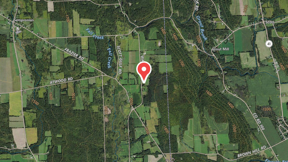 Map of Finger Lakes Preserve