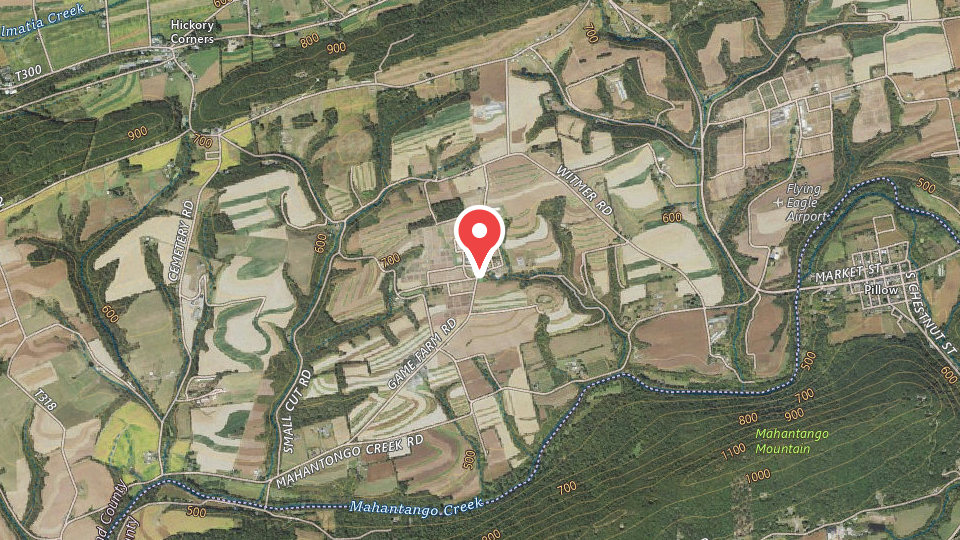Map of Martz's Game Farm