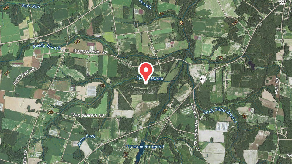 Map of Oak Hill Preserve