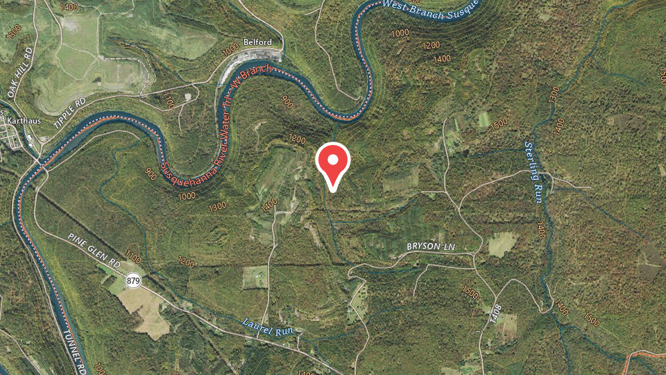 Map of Trophy Rack Lodge