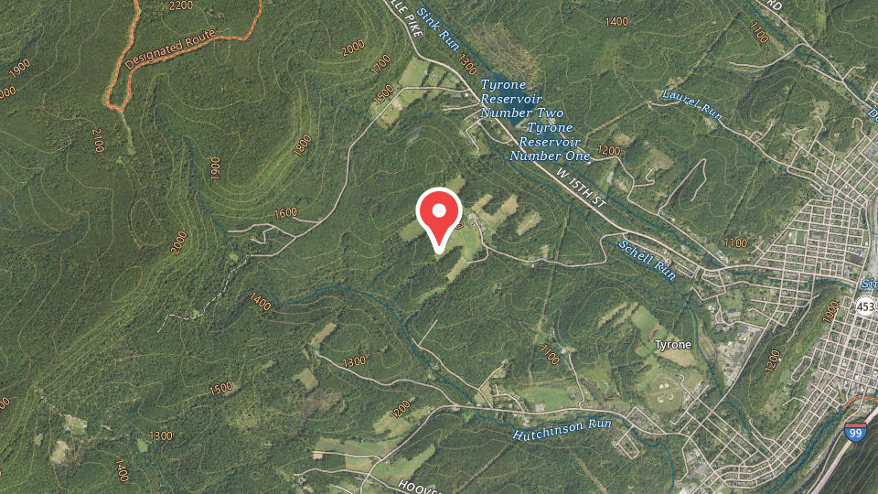 Map of Quest Haven Lodge Hunting