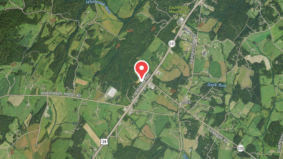 Map of MADISON VINES RV RESORT & COTTAGES