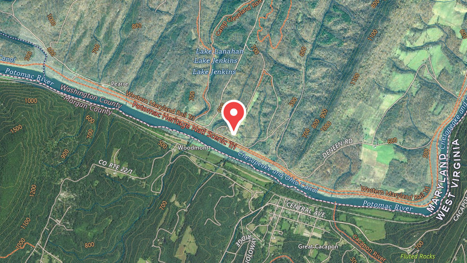 Map of Woodmont Lodge