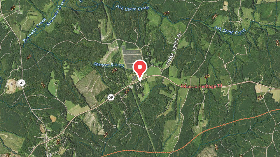 Map of FFF Kennels Hunting Preserve