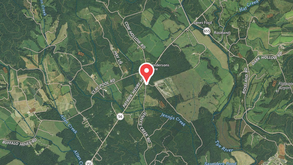 Map of PriestView Hunting Preserve