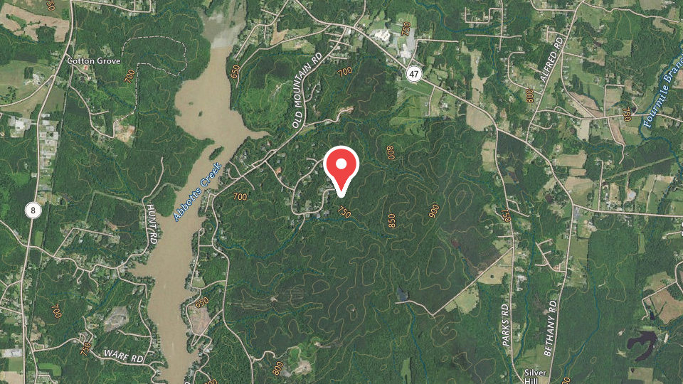 Map of High Rock Upland Game Preserve
