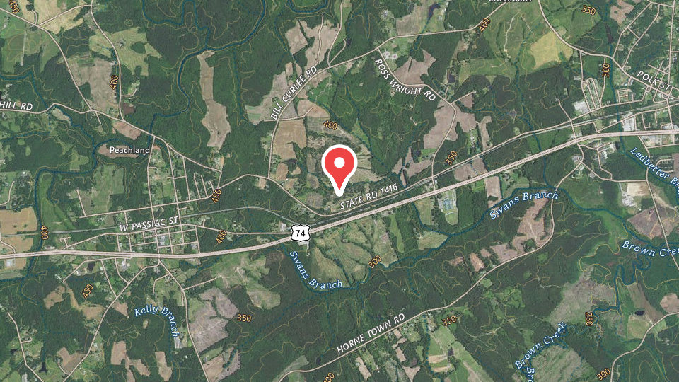 Map of Devil's Rib Hunting Preserve