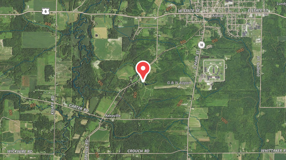 Map of Hatcher's Game Preserve