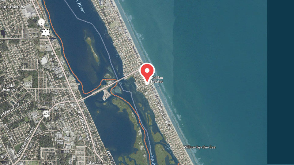 Map of Dahlia Surf School