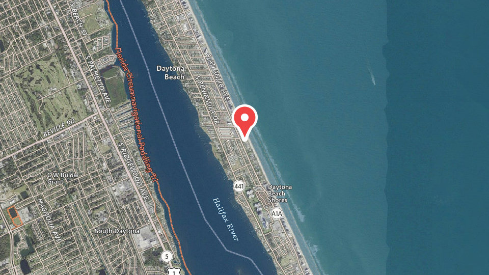 Map of Pure Life Surf School