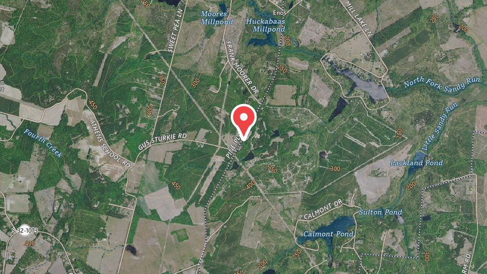 Map of Buck and Boar Lodge of SC