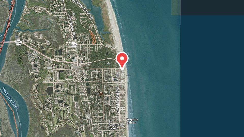 Map of Happy Waves Surf School
