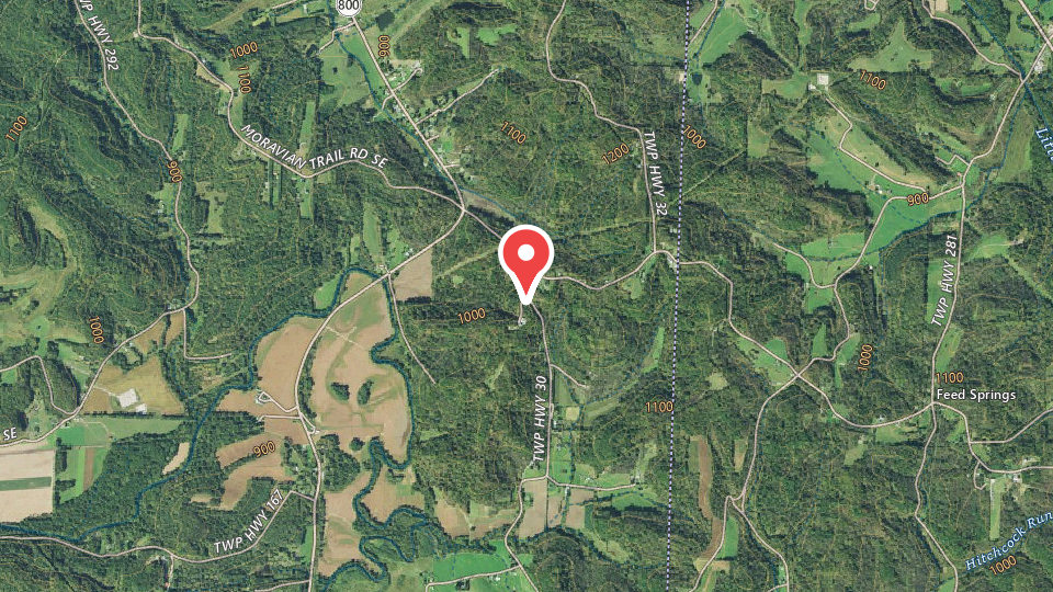 Map of Dominant Buck Outfitters