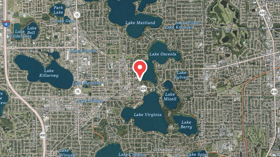 Map of Scenic Boat Tour