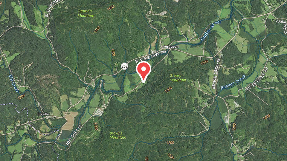 Map of Yadkin River Hunting Preserve