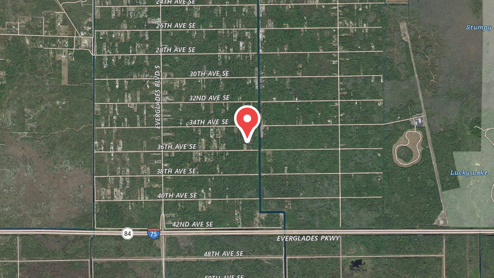 Map of Golden Gate Estates
