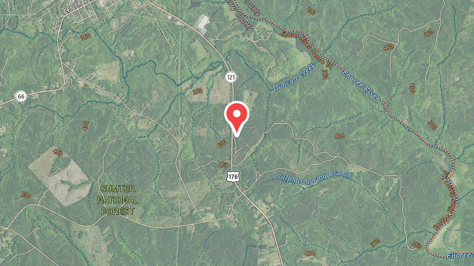 Map of Enoree OHV Trail