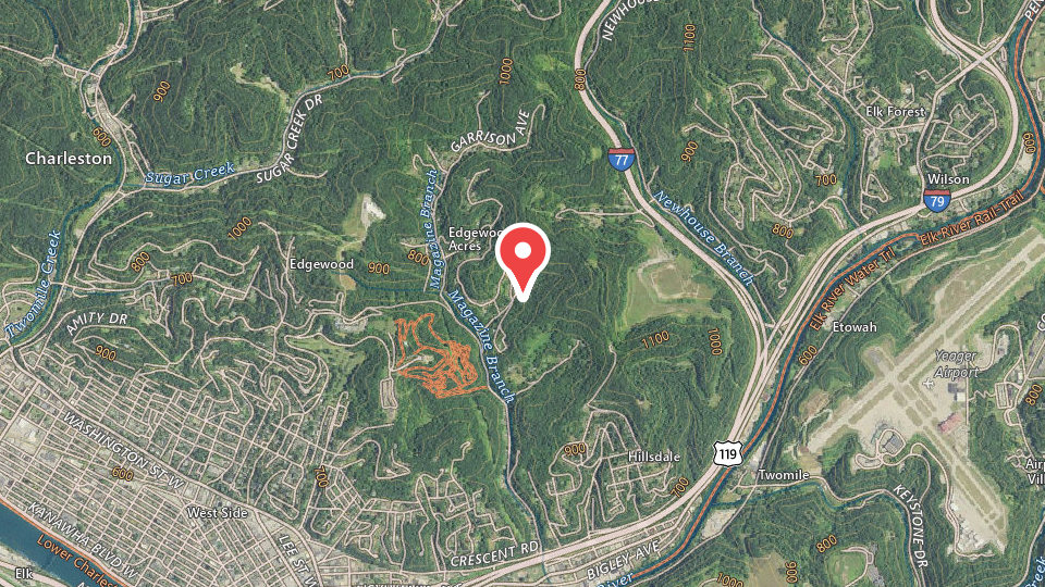 Map of Lick Run Hunt Club