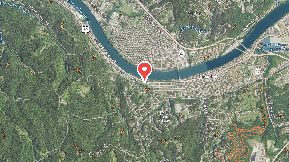 Map of West Virginia Trophy Hunters