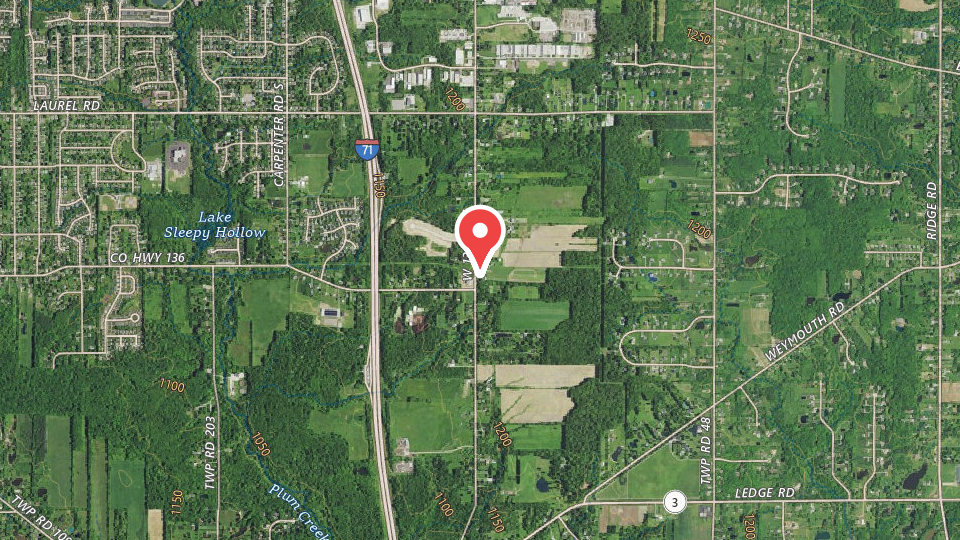 Map of Family Roots Farm, Hinckley, OH