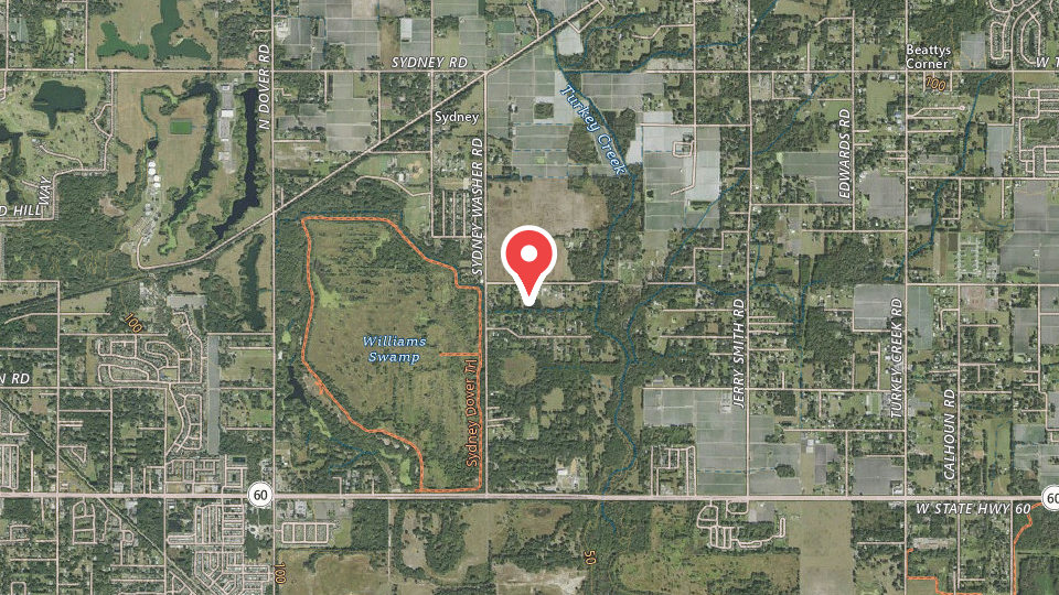 Map of SPORTSMAN'S PRESERVE Quail Pheasant & Chukar Hunting in Florida