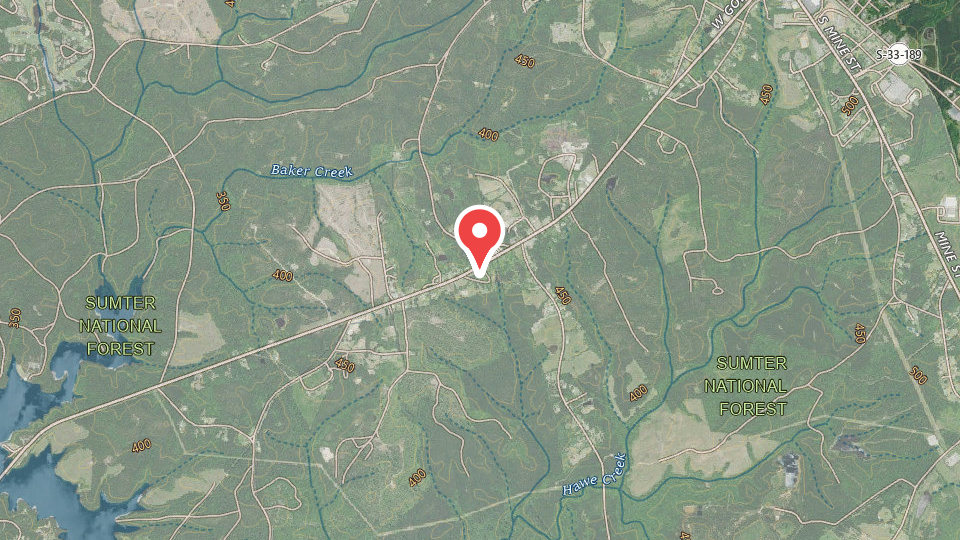 Map of Palmetto Pines Outfitters
