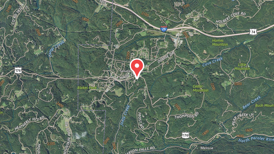 Map of Saluda Outfitters