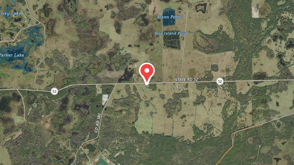 Map of Three Pines Preserve