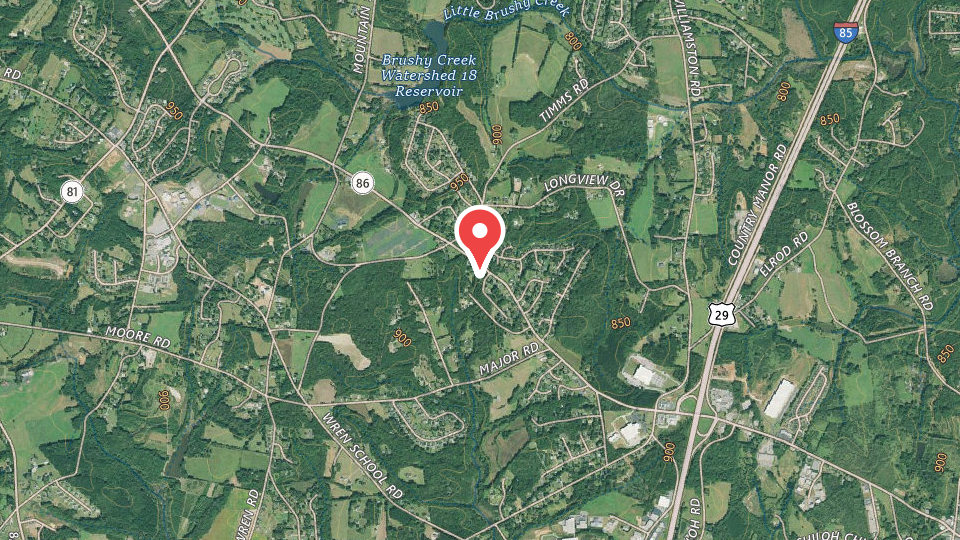 Map of Sunshine Hunting Preserve