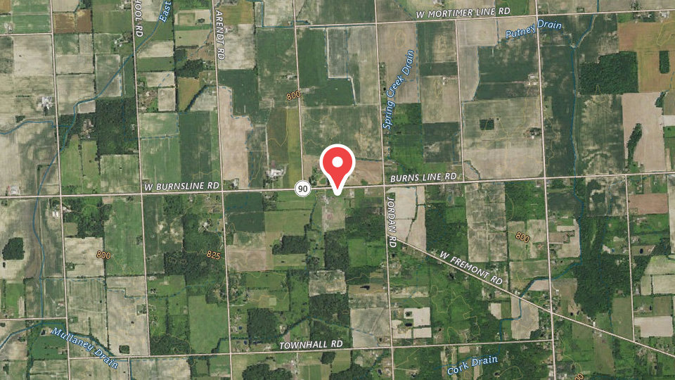 Map of Mid Thumb Game Ranch