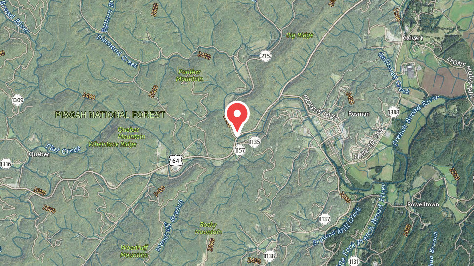 Map of Headwaters Outfitters