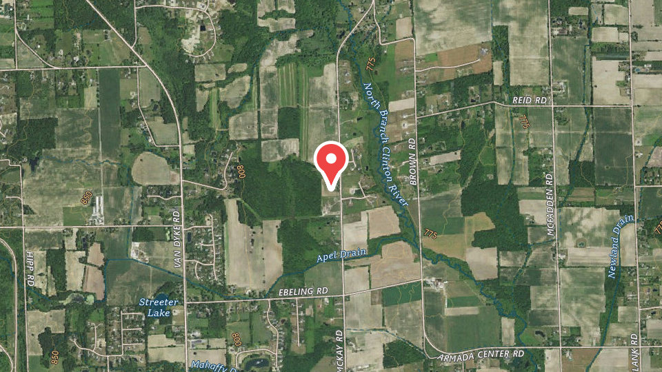 Map of Ciavola Ranch Hunting Preserve