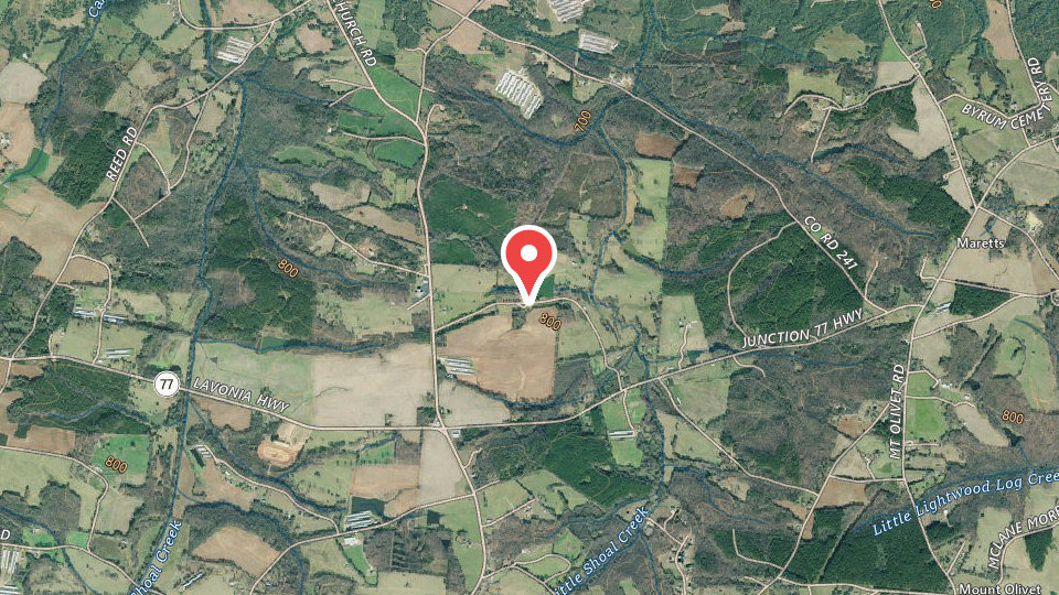 Map of Skeeter Branch Hunting Preserve