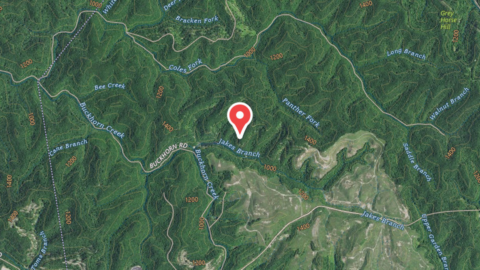Map of First Frontier Appalachian Trails