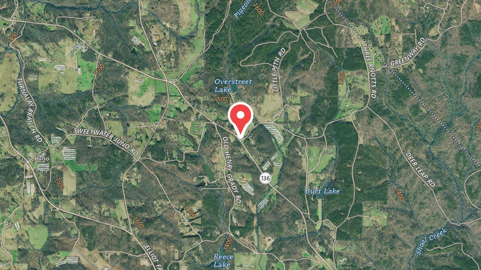 Map of Etowah Valley Game Preserve