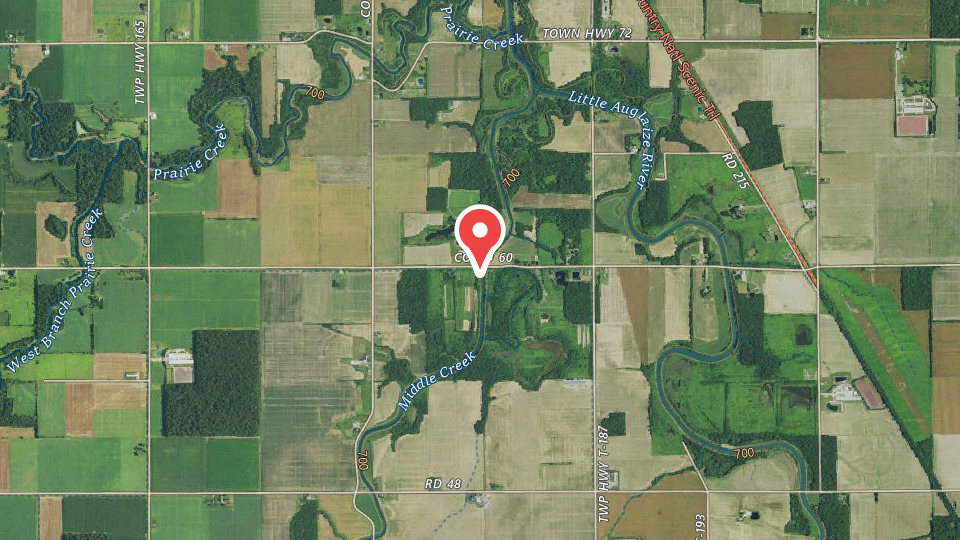 Map of Thorn Bottom Hunting Preserve