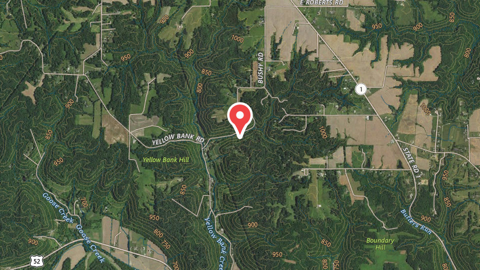 Map of Bushy Creek Whitetails