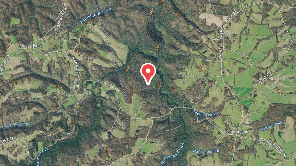 Map of Clarkrange Hunting Preserve