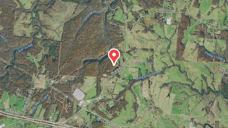 Map of Caryonah Hunting Lodge