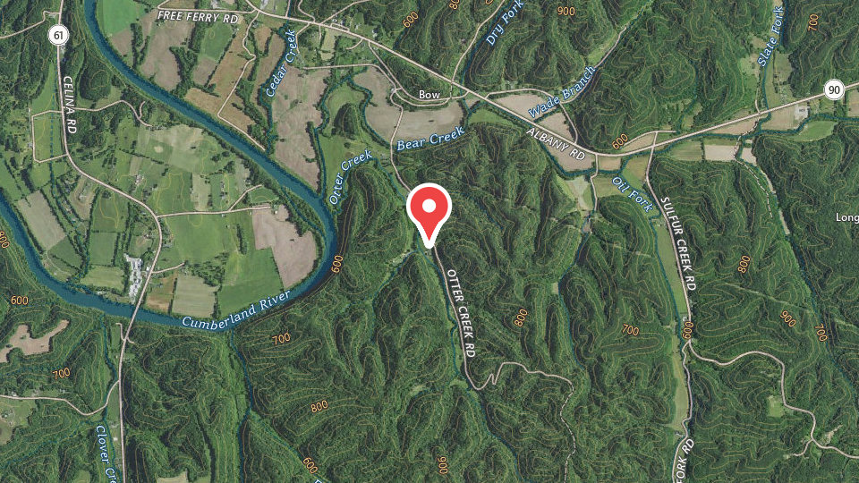 Map of Rainbow Guide Service, Burkesville, KY