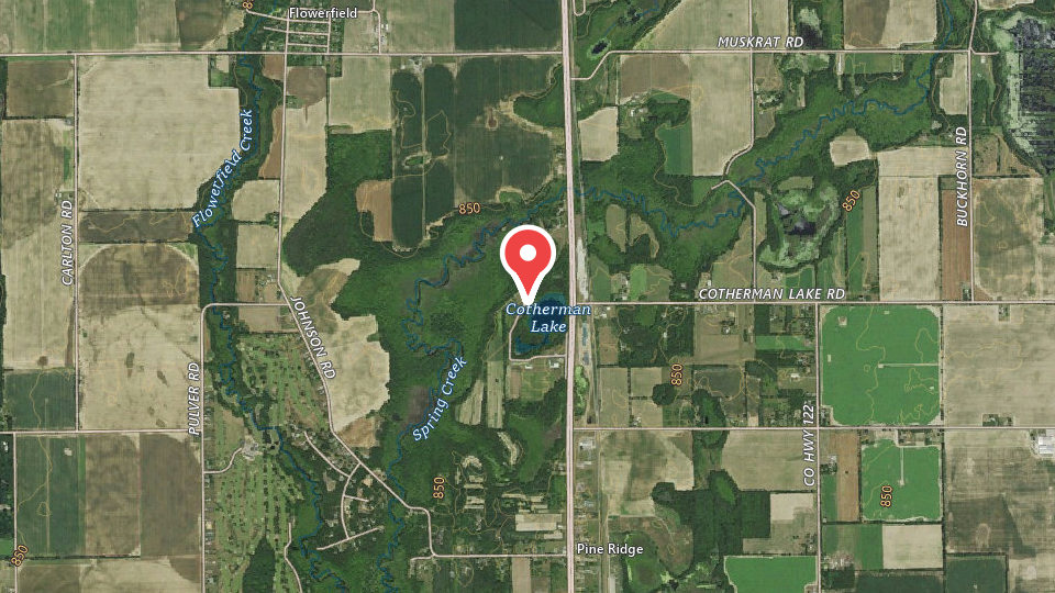 Map of Willow Lake Sportsman's Club