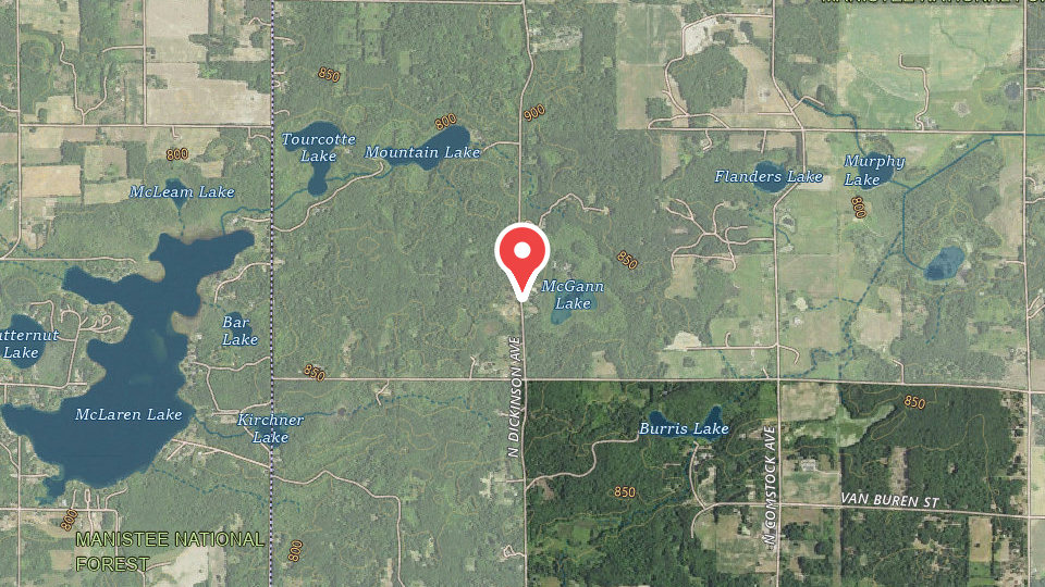 Map of Arrowhead Lodge - Whitetail Ranch